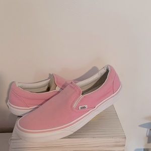 These are very cute and casual pink Vans